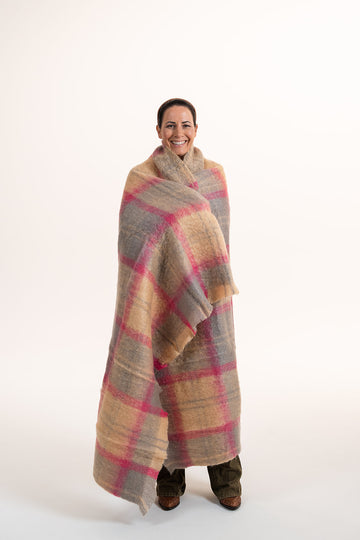 Extra Thick Mohair Throw #2 - The Glamorous Goat