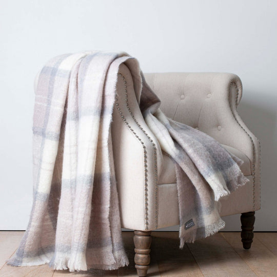 Wanaka Earth Mohair Throw