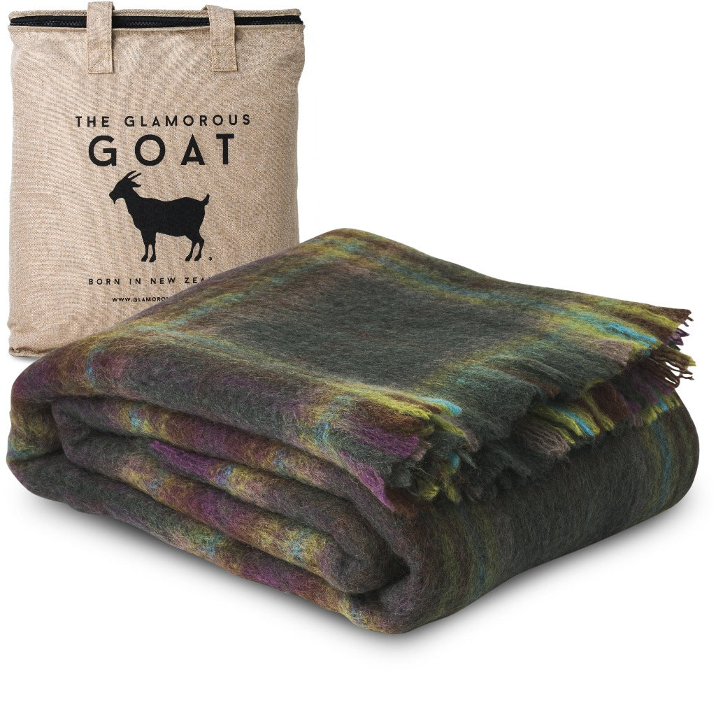 Aspiring Forest Mohair Throw