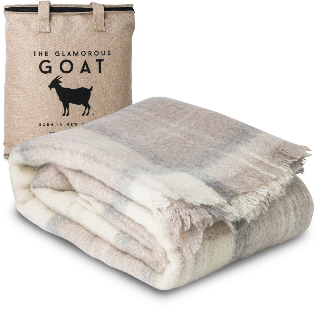 Wanaka Earth Mohair Throw