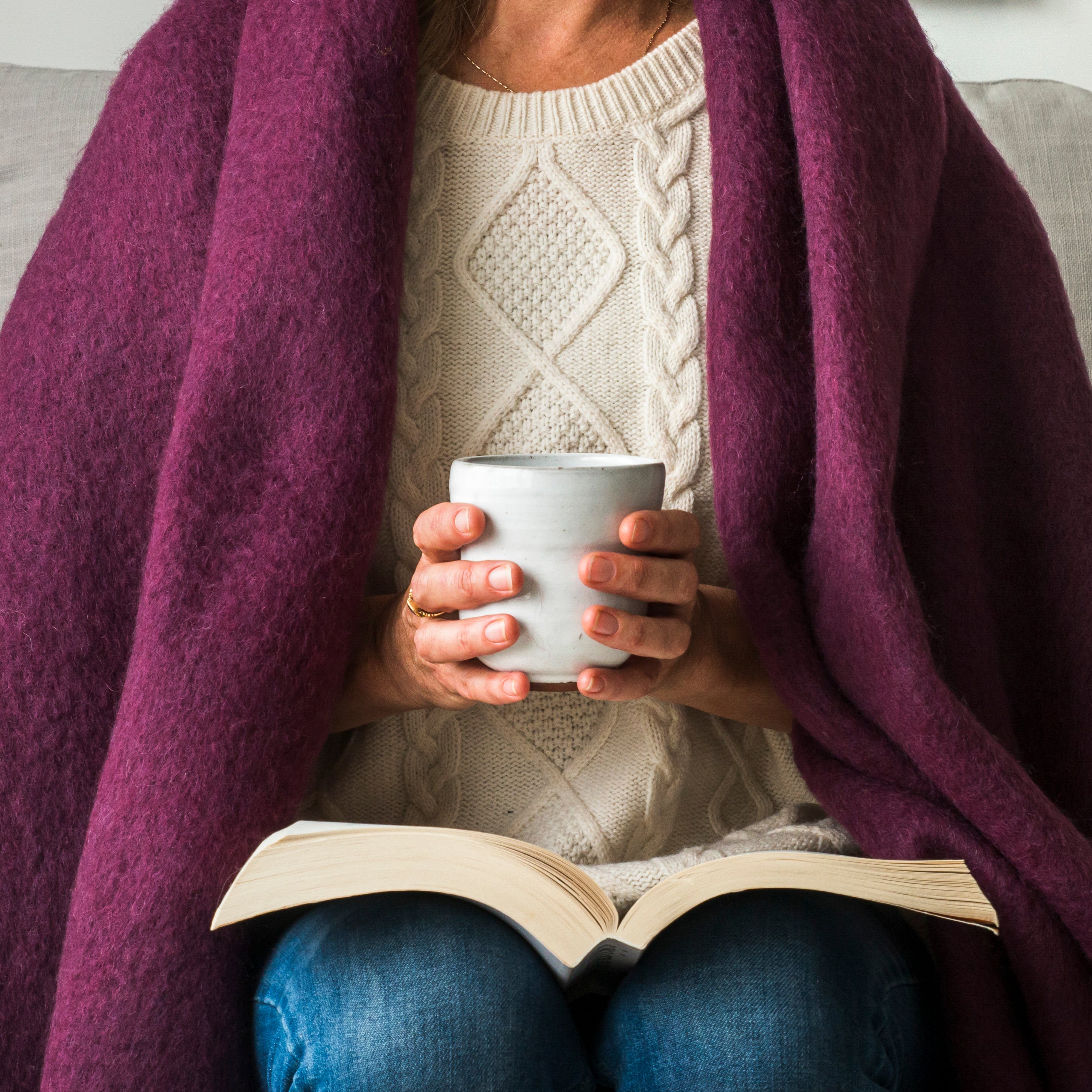 Shiraz Mohair Throw - The Glamorous Goat